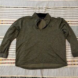 Under Armour Heathered Green Fleece Jacket